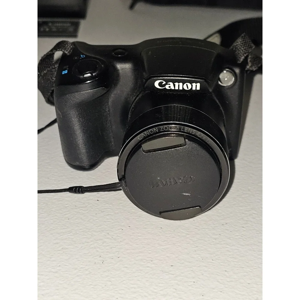Canon PowerShot SX420 IS 20.0MP Digital Camera Black Tested & Working